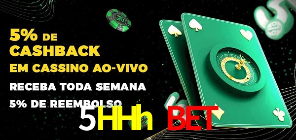 Promoções do cassino ao Vivo 5HHh Bet